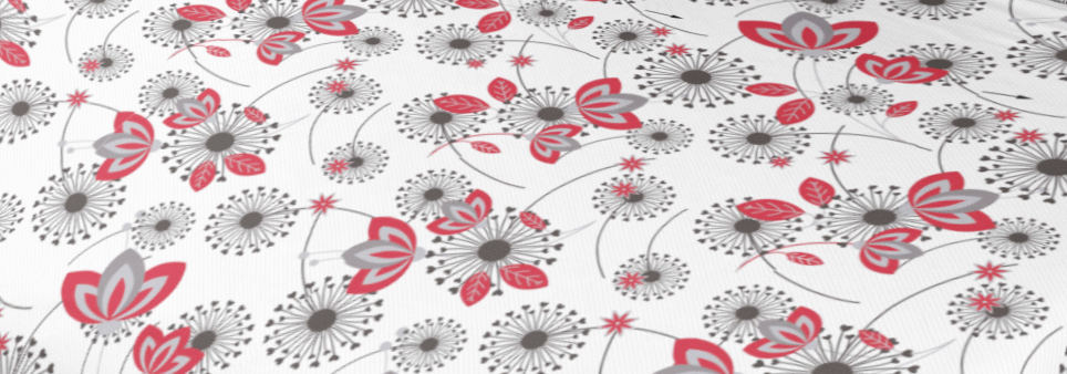 Scarlet Bloom Cotton Bedsheet Set