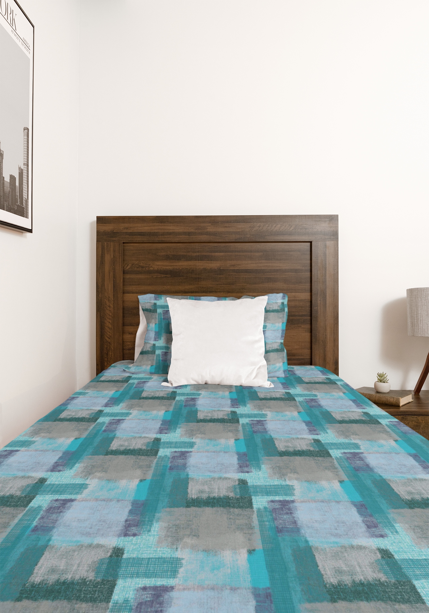 Urban Grid Single Bedding Set