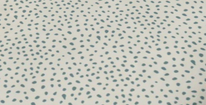 Jasmine Seeds Cotton Bedsheet Set – Tranquil Dots Edition