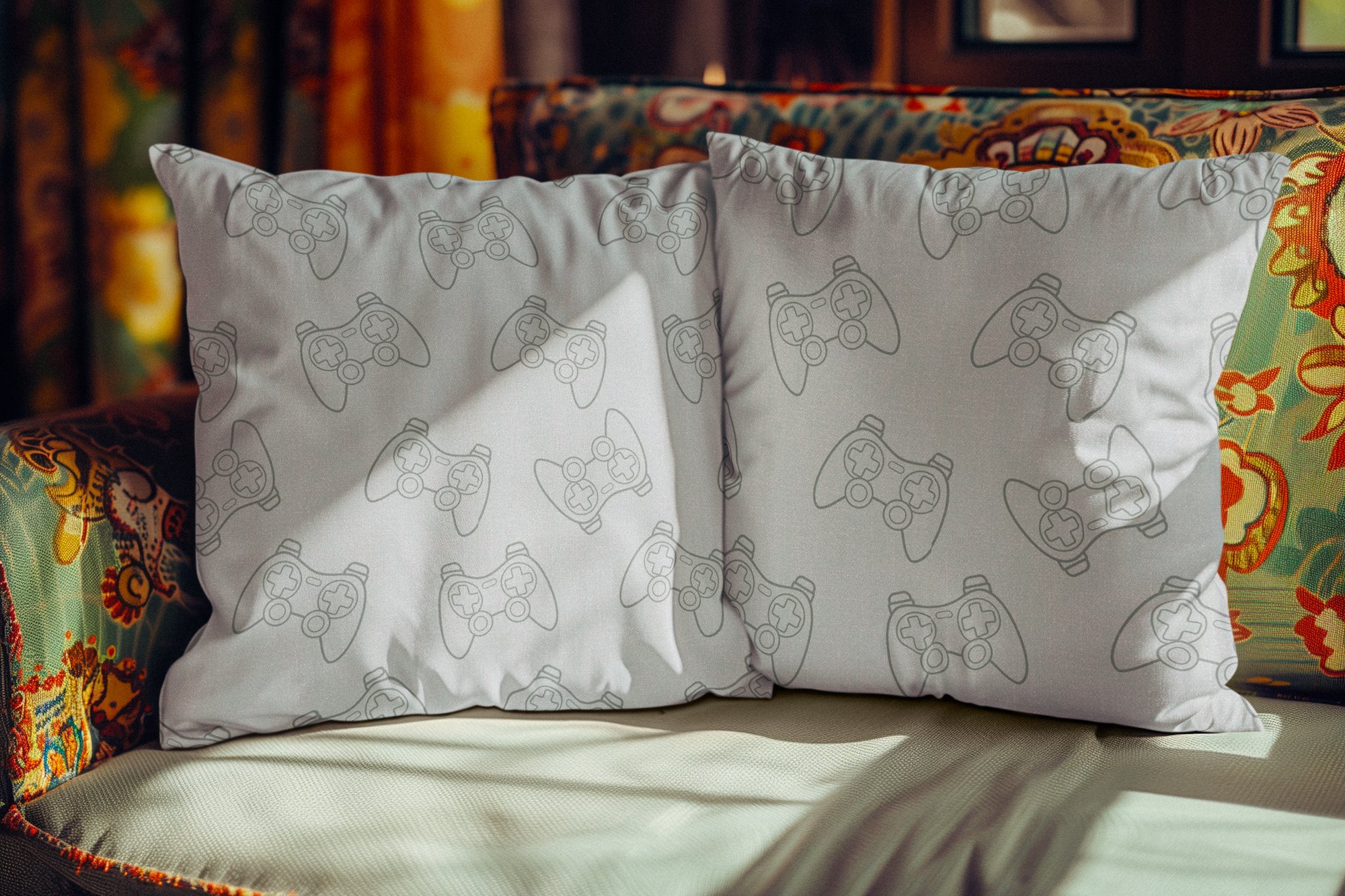 Gamer Mode Cushion Cover Set