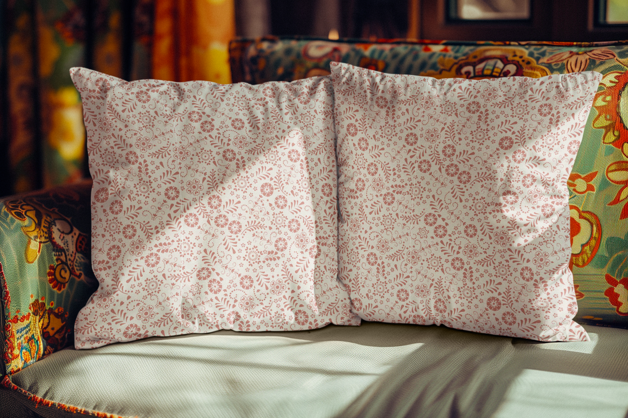 Rosy Whisper Cushion Cover Set