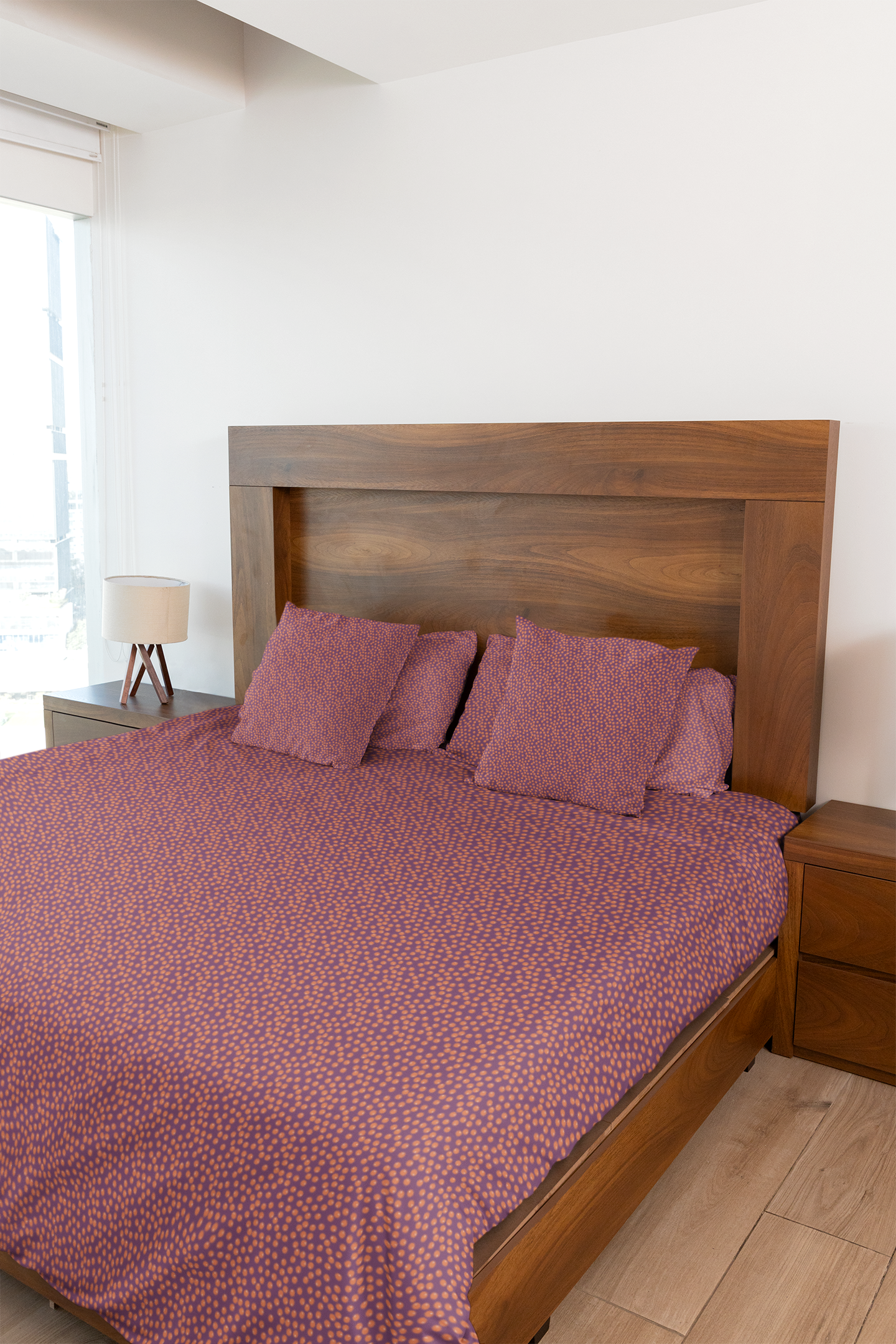 Rustic Rose Dots β Queen Size Bedding Set
