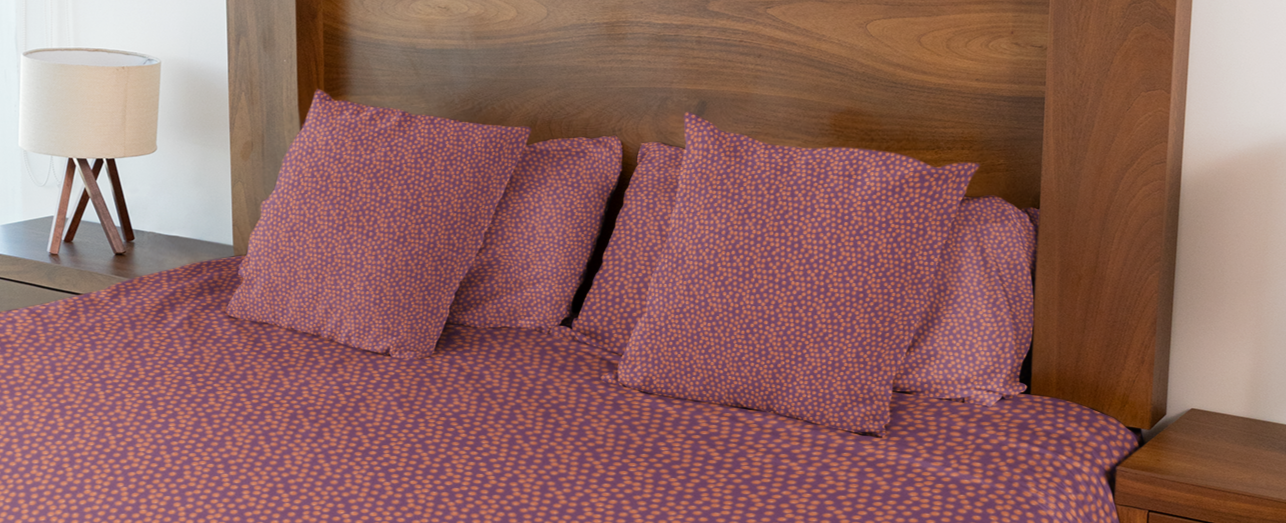 Rustic Rose Dots β Queen Size Bedding Set