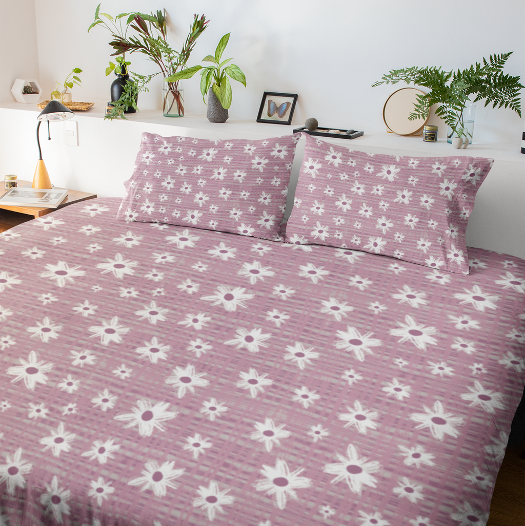 Flora Dreams – Daisies on Blush Bedding Set