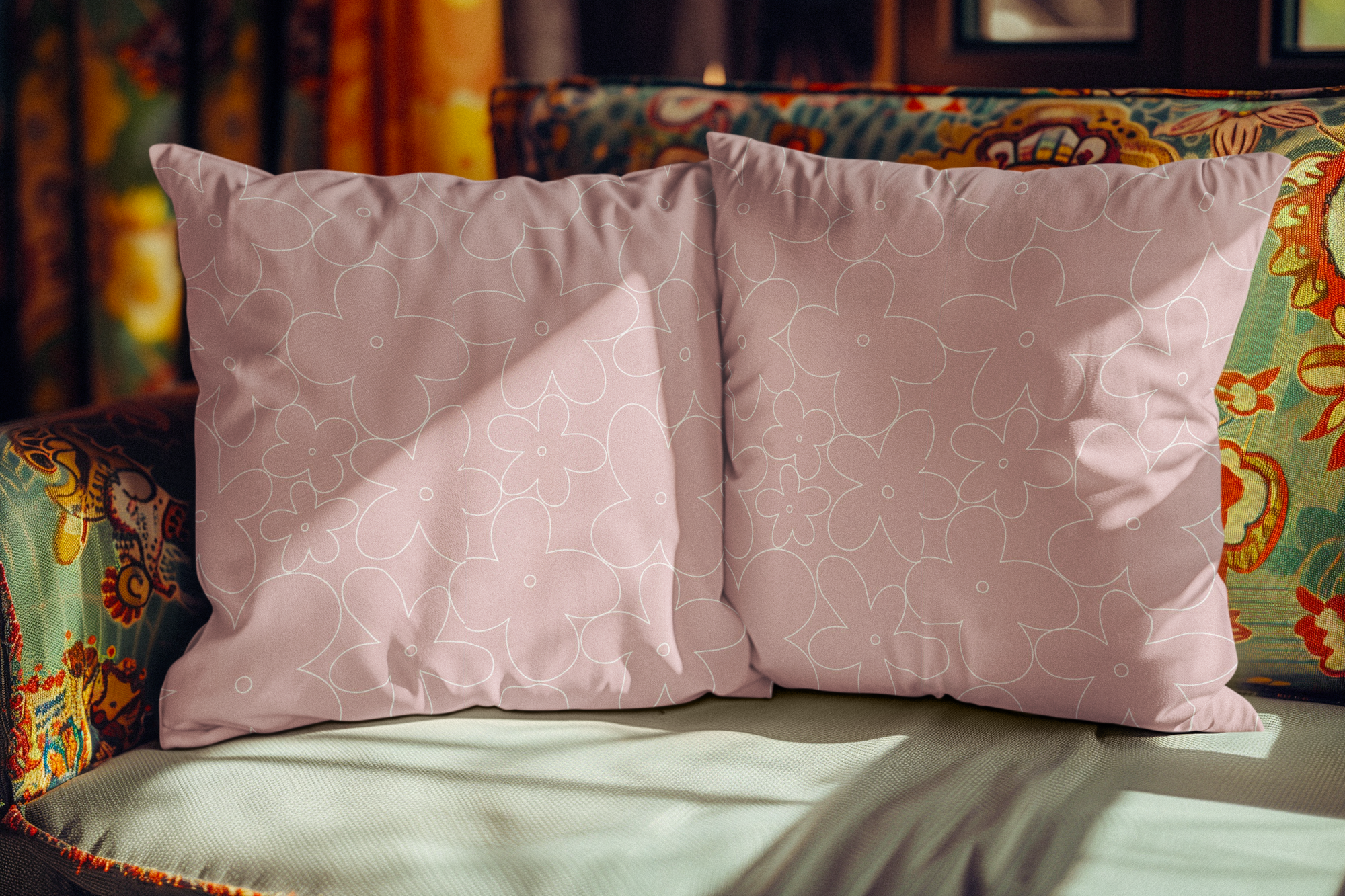 Blush Bloom Cushion Cover Set