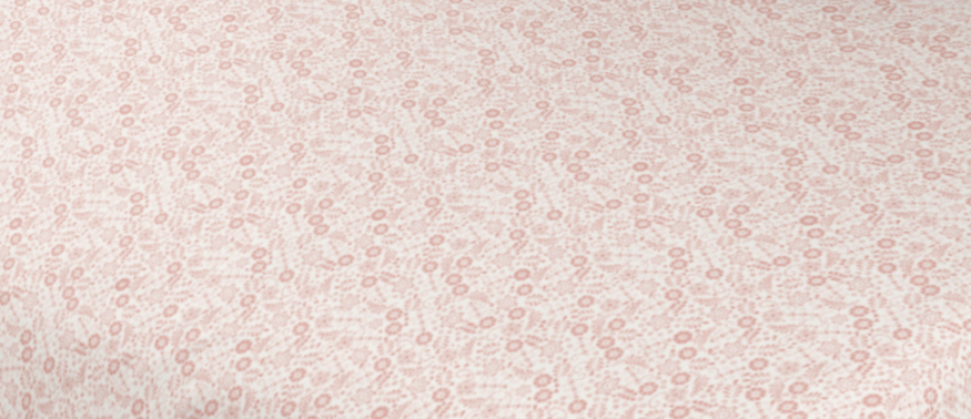 Blush Bloom Cotton Bedsheet Set – Subtle Pink Floral